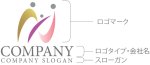 画像10: 人・家族・N・曲線・アルファベット・ロゴ・マークデザイン1455 (10)